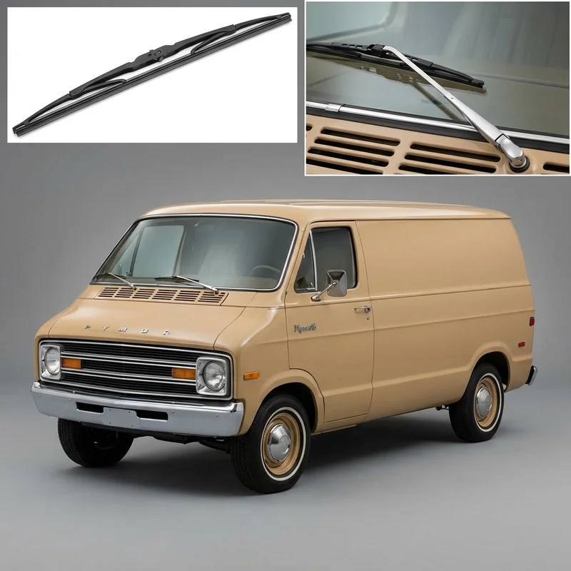 Passenger Side Wiper Blade for Plymouth PB300 Van (1974 - 1974) - 1